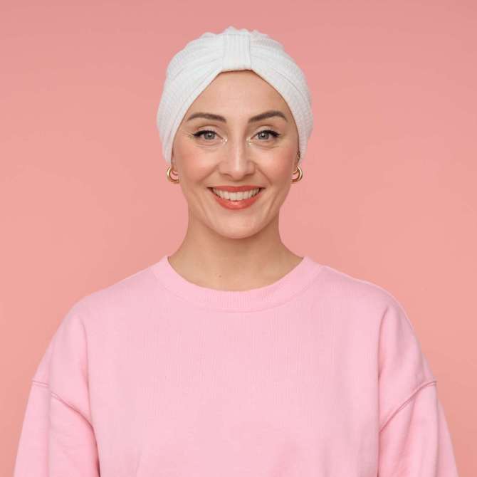 Bonnet Cross Camille blanc